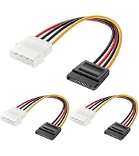 DAOコン 4pin 配線 ケーブル 計15本セット Amazon.co.jp: Cable Matters 3本セット 4ピン ペリフェラル電源 変換